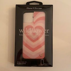 Wildflower rosé latte love iPhone 11 pro case